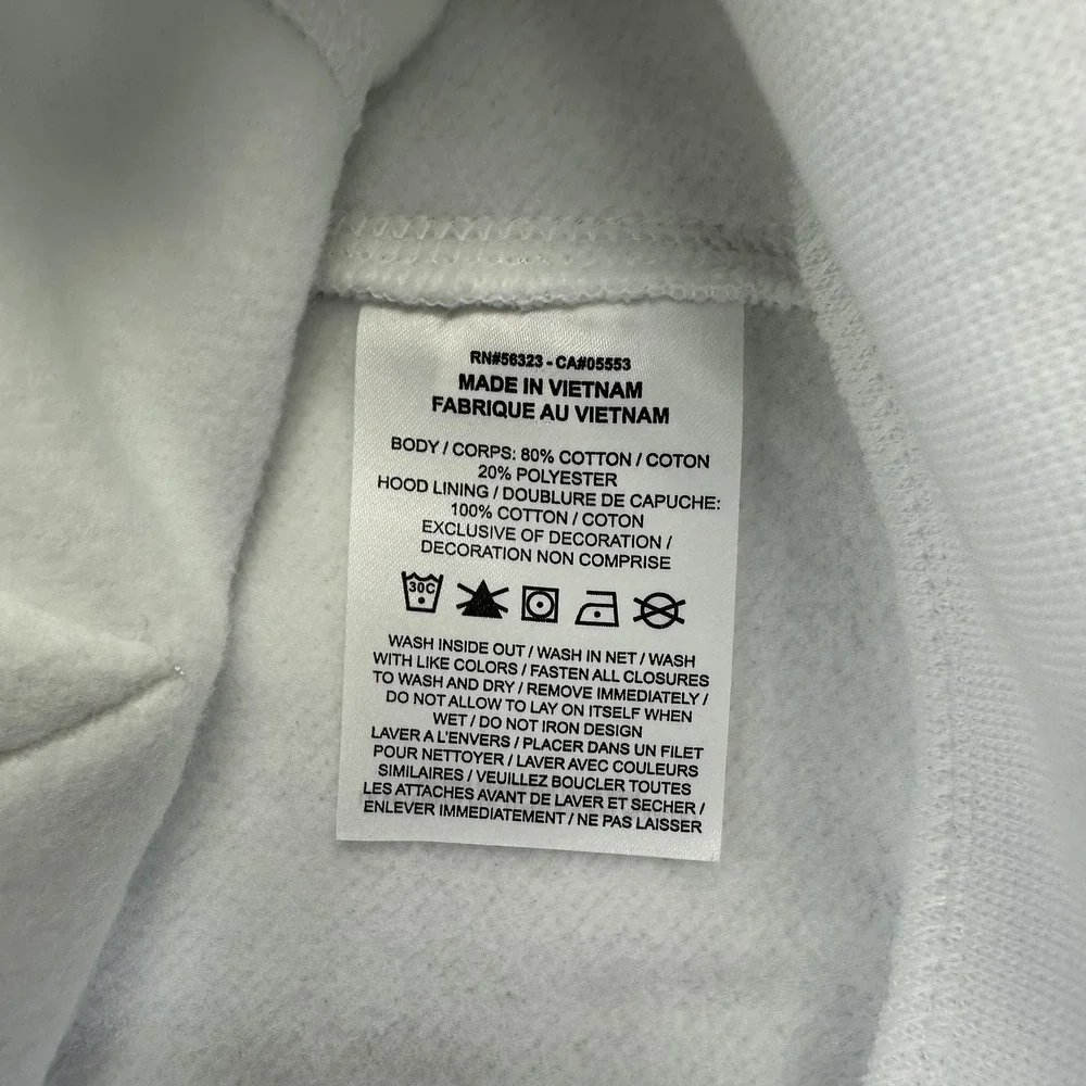 Nike Sabrina Ionescu Hoodie Mens XL White Swoosh Basketball Pullover Sideline